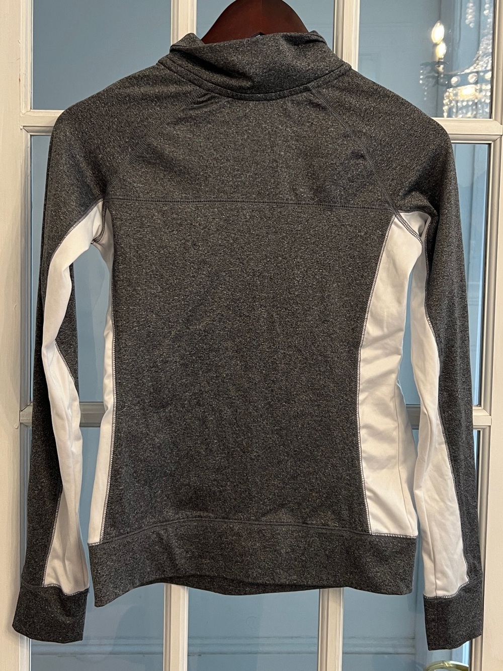 PINK Victoria’s Secret Women’s Ultimate Gray White Quarter Zip Athletic Y2K XS - Picture 2 of 3